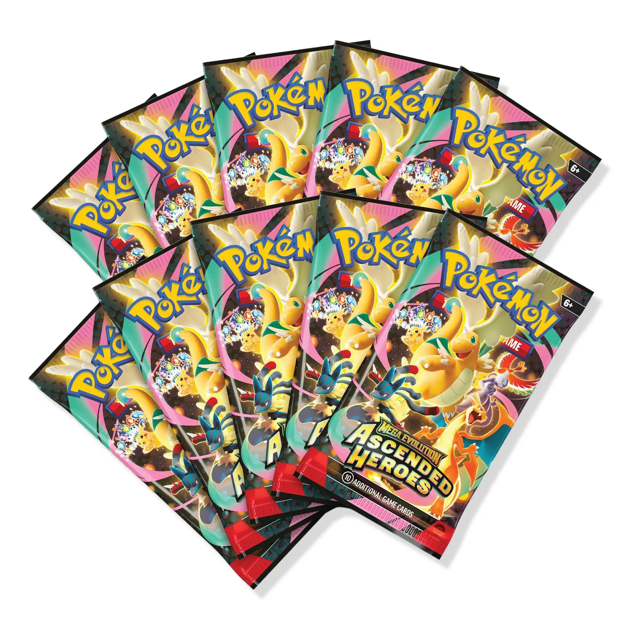 Cards View of Pokémon Mega Evolution Ascended Heroes Mega Lucario Premium Poster Collection (2026)